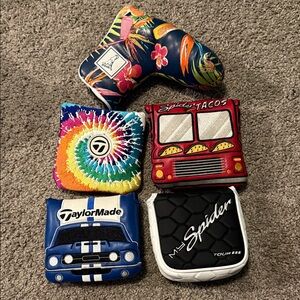 TaylorMade Ping RARE Golf Putter Headcovers BUNDLE
